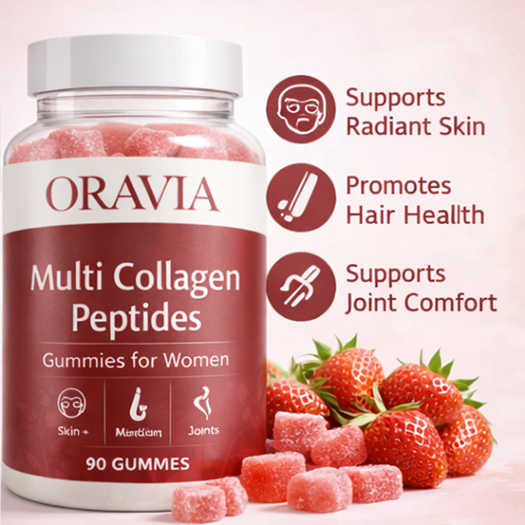 Multi Collagen Peptides Gummies for Women